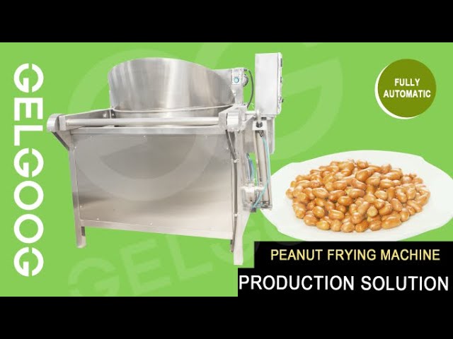 Automatic Groundnut Frying Machine for Peanuts