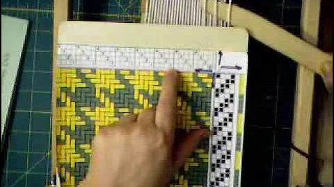 How to Read a Weaving Draft to use with String Heddles