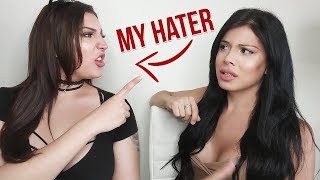Famous Hater Confronts Me IRL *DEBATE* Wealth