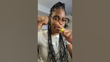 Turning my knotless braids into goddess braids💁🏿‍♀️
