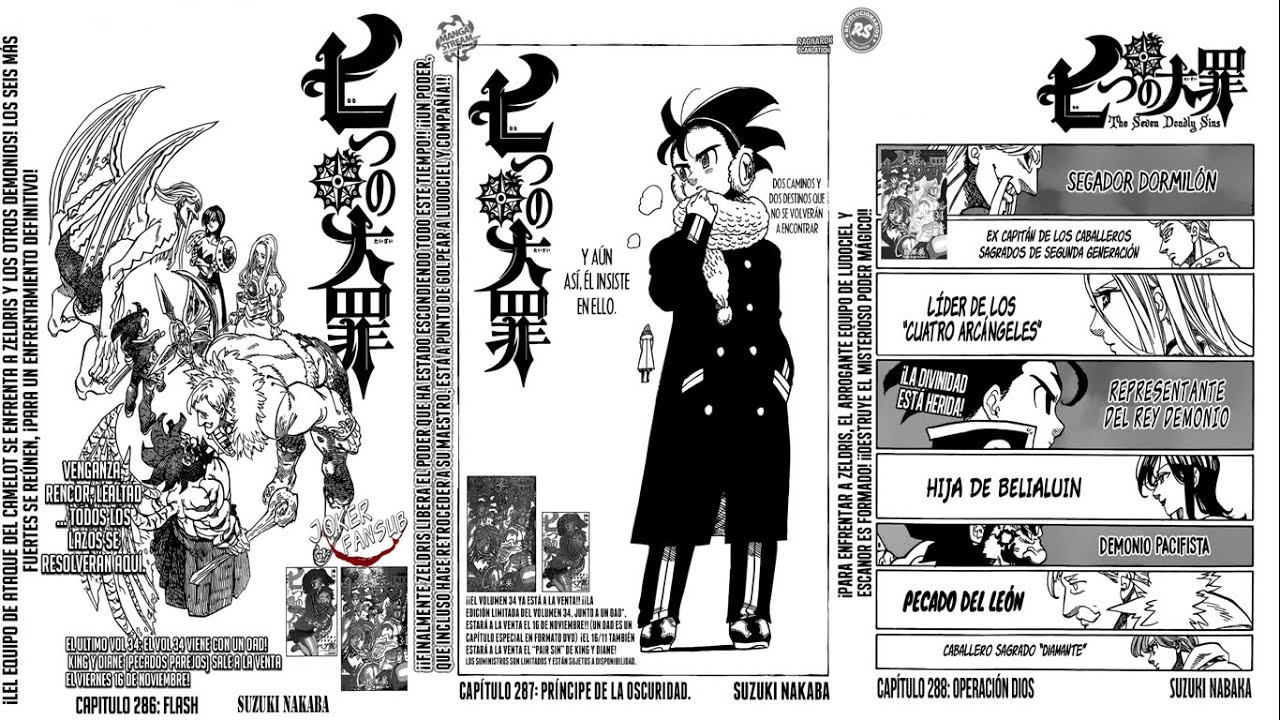 Nanatsu no Taizai Manga 286, 287 y 288 | NnT Temporada 4: Capitulo 7