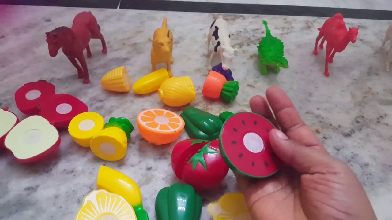 Kids toys/learn fruits&vegitables toys for preschoolers/learning video for toddlers by akgvv channel
