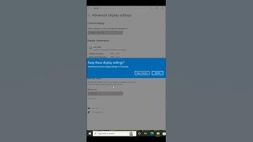 How to change refresh rate in windows 10