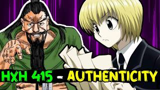 Hunter X Hunter Book Club: Chapter 415 - Authenticity