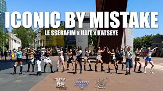 [KPOP IN PUBLIC AMSTERDAM/NETHERLANDS][ONE TAKE] LE SSERAFIMxILLITxKATSEYE - ICONIC BY MISTAKE [4K]