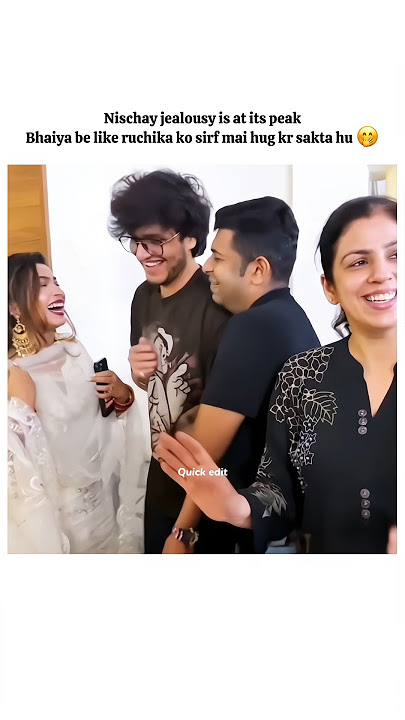 Nischay jealousy at its peak 😝🤭🎀 #ruchikarathore #triggeredinsaan #nischaymalhan #liveinsaan