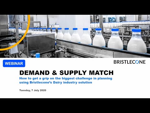 How to get a grip on the biggest challenge in planning using Bristlecone’s Dairy industry solution