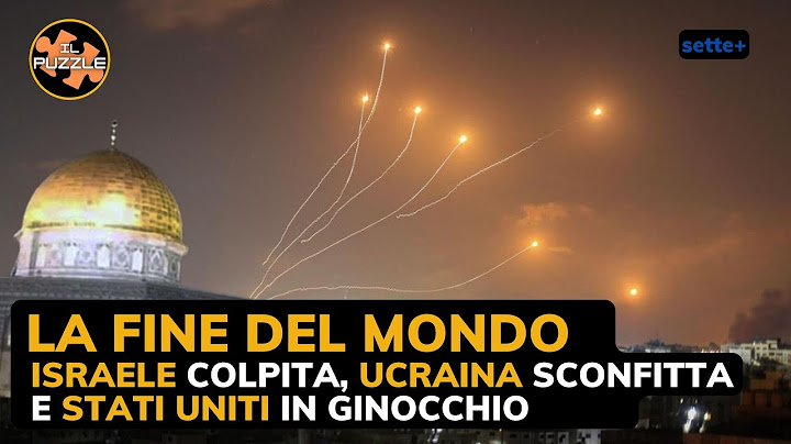 Israele colpita, Ucraina sconfitta e Usa in ginocchio - Sette+