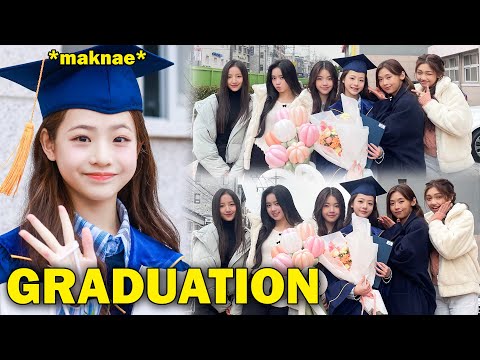 UNIS members show support for Seowon on her Graduation Ceremony