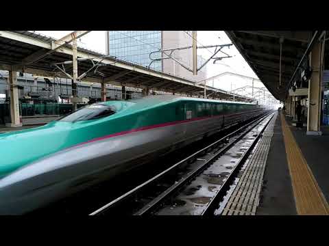 はやぶさ+こまち 郡山駅通過(2)