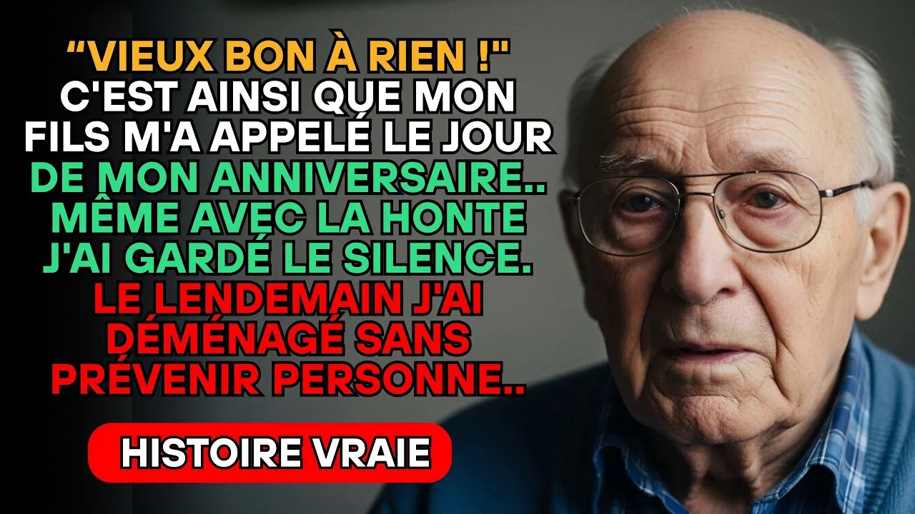 Le jour de mon anniversaire, mon propre fils m’a traité de vieux bon à rien devant toute la famille. On était à table, chez lui, le gâteau venait d’être servi. Il m’a pris à part, m’a parlé de...