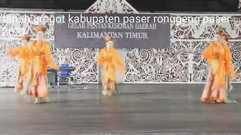 tanah Grogot kabupaten paser ronggeng paser  2021