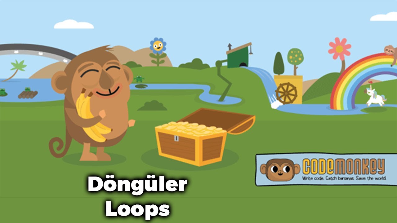 Code Monkey JR - Döngüler - Loops Cevapları - YouTube