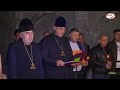 Члены албано-удинской христианской религиозной общины совершили религиозный обряд в церкви Агхач
