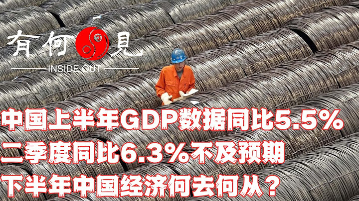 ~第289期~中国上半年GDP数据出炉，同比增长5.5% ，二季度增长6.3%不及预期，怎么看？下半年中国经济能否在外部环境中走出困境？20230717 - 天天要闻