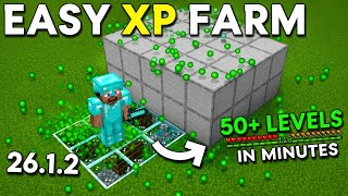😱 NEW UPDATED Minecraft Java 1.21.2 XP Farm Tutorial | 50+ Levels in Minutes!