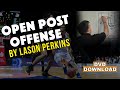 Open post offense basketball training by lason perkins  full court basketball