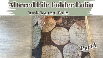 Altered File Folder Folio | Junk Journal Folio