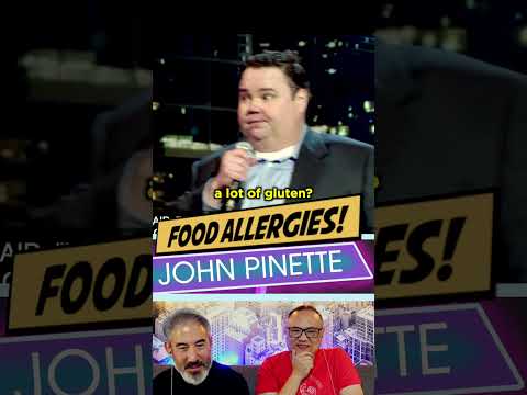 JOHN HAS FOOD ALLERGIES! JOHN PINETTE