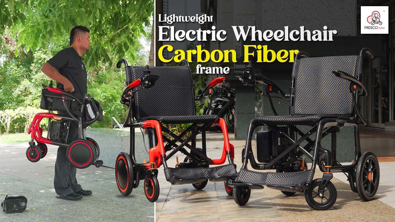 Lightest Electric Wheelchair 2025 : Carbon Fiber Frame