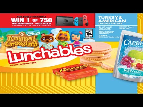 Lunchables animal crossing deals