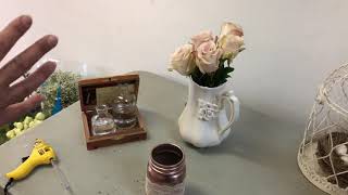 Tutorial: Vintage centerpieces. Part 1