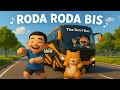 🎶 Roda-Roda Bis Berputar 🚍 Lagu Anak Lucu | Hisyam &amp; Gembul Naik Bis