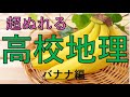 9割越えを目指せ！下ネタで覚える高校地理B「バナナ編」