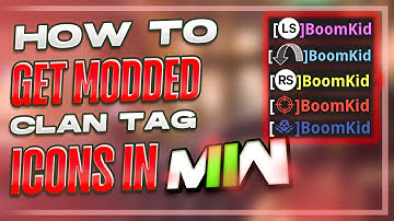 How to get MODDED ICONS as your CLAN TAG in MW2