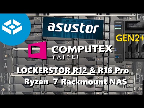 Asustor @ Computex 2025 - The Lockerstor R12 Pro Rack, Lockerstor Gen2+ and TrueNAS Episode cover