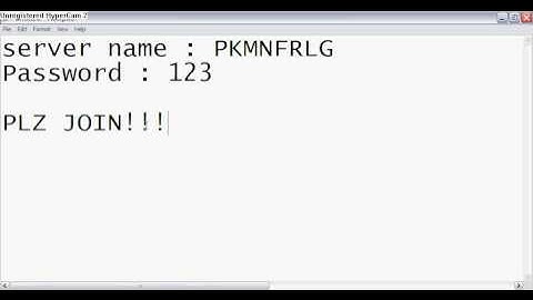Hamachi Pokemon Server