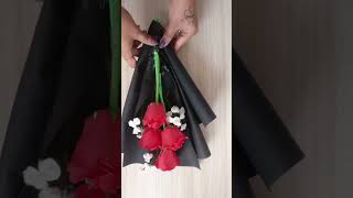 DIY Paper Flower Bouquet | Wrapping Tutorial