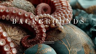 Underwater Octopus Digital Backdrops for Photographers