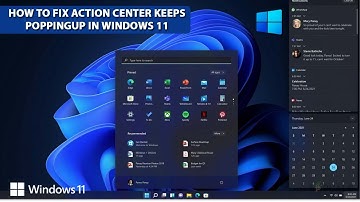 How to Fix Windows 11 Action Center Keeps Popping Up | Action Center Keep Popup | Action Center