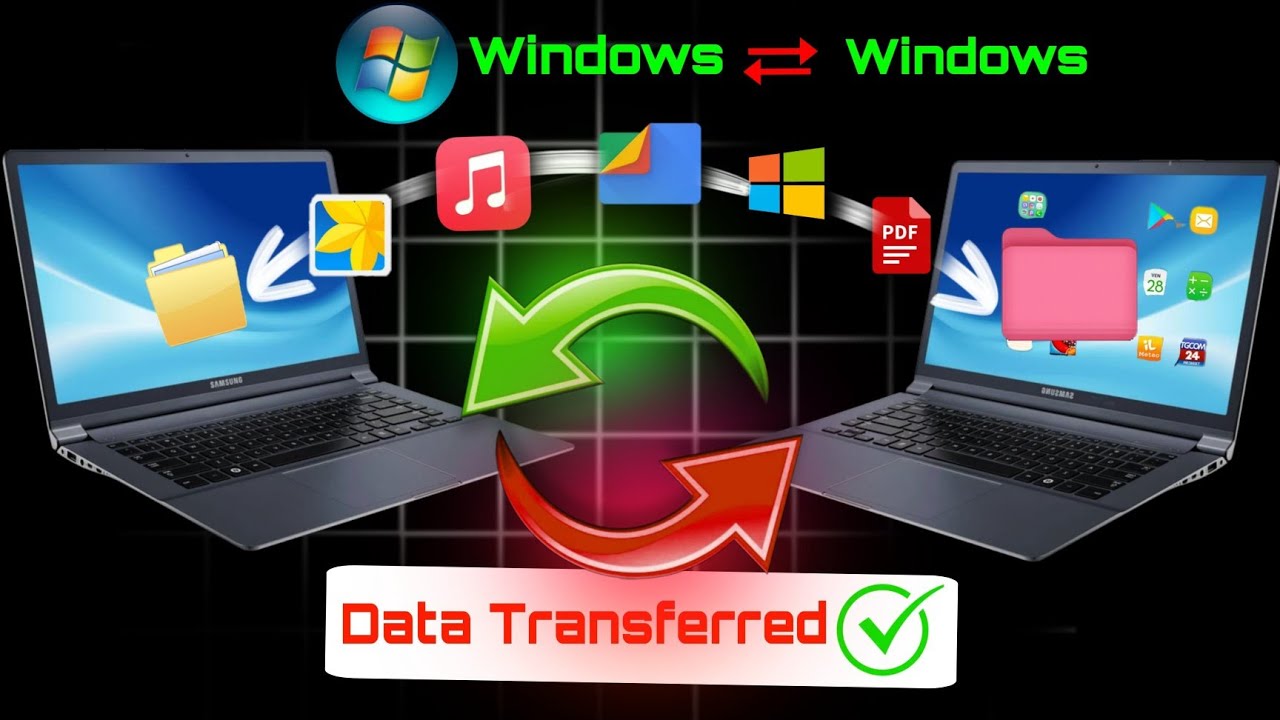 How to Share Files and Folders Between Two Computers #windows # ...