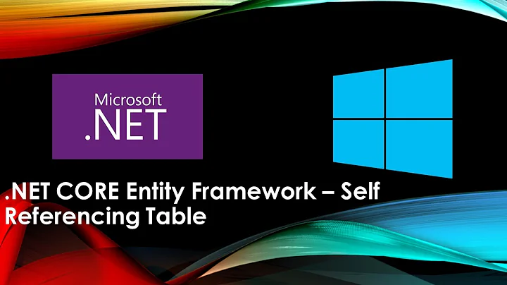 .NET CORE Entity Framework – Self Referencing Table