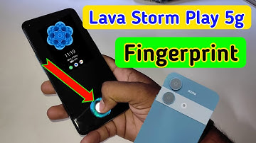 Lava storm play 5g display fingerprint setting/Lava storm play fingerprint screen lock/fingerprint
