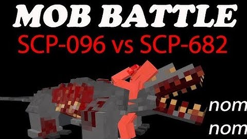 Minecraft PE Addon  Mob Battle: SCP-096 vs SCP-682