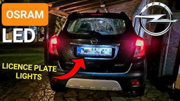 LED Osram - License Plate Bulb Replacement - OPEL/VAUXHALL MOKKA