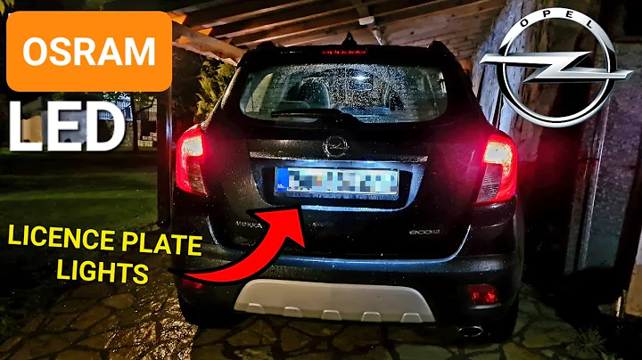 LED Osram - License Plate Bulb Replacement - OPEL/VAUXHALL MOKKA