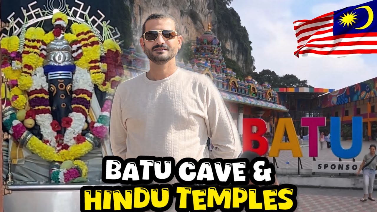 Hindu Temples HIDDEN Inside BATU CAVE🇲🇾 | Mountains in Kuala Lumpur, Malaysia❤️
