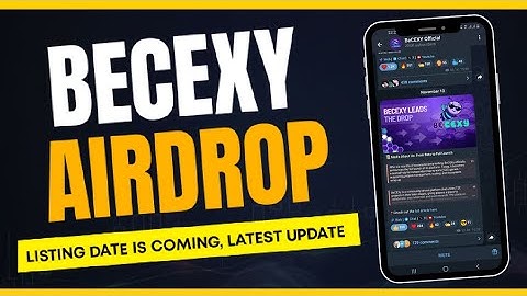 Becexy Airdrop Launches Today & Latest BeCEXY Update.