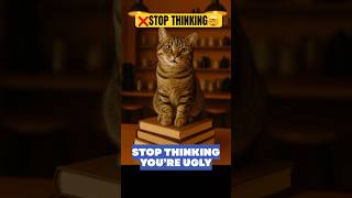 ❌Stop Thinking 💭| Café Cat Small Talk EP04 #shorts #cat #memes #fyp