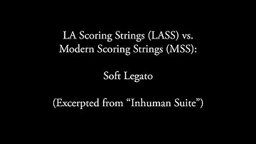 LA Scoring Strings (2.5) vs. Modern Scoring Strings (1.2.2): Soft Legato