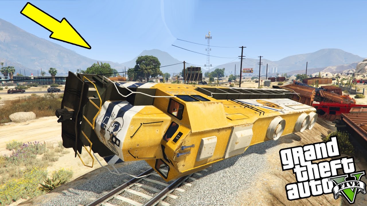 COME FAR DERAGLIARE IL TRENO su GTA 5 ita! - FERMARE il TRENO e FARLO DERAGLIARE xStarter gta 5 ita