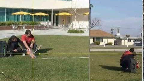 Video Analysis of the Launched Rocket