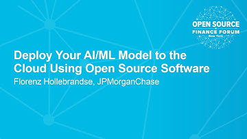Deploy Your AI/ML Model to the Cloud Using Open Source Software - Florenz Hollebrandse
