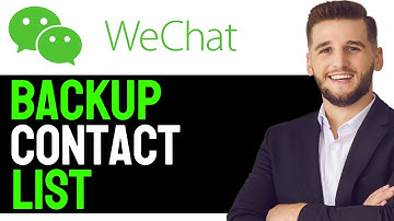 How to Backup WeChat Mobile Contact List! (2024 FULL GUIDE)