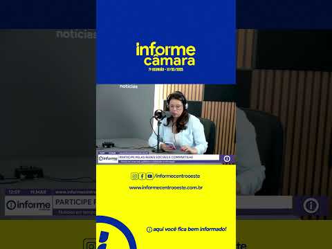 INFORME CÂMARA - Confira os projetos aprovados na 7ª Reunião da Câmara Municipal de Formiga