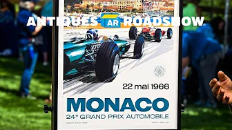 ANTIQUES ROADSHOW "Junk in the Trunk 14" Preview | 1966 Michael Turner Monaco Grand Prix Poster
